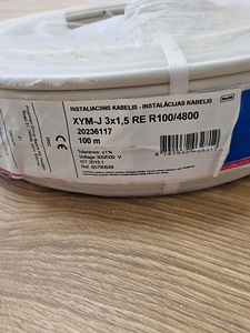 Installatsioonikaabel XYM-J 3x1.5mm2 (3 foto / 3)