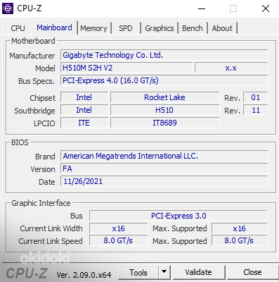 GIGABYTE H510M H V2 LGA1200 DDR4 (foto #2)