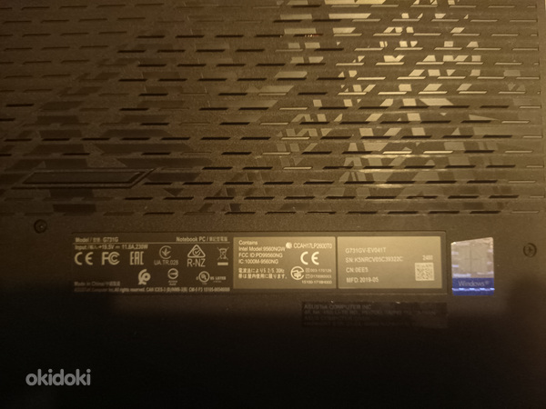 Asus ROG 17 g731g i7, RTX 2060 (фото #3)
