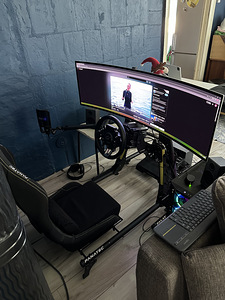 Simracing komplekt + monitor (1 foto / 1)