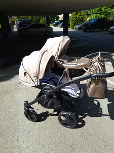 Junama Saphire Duo 3-ühes jalutuskäru kaksikutele (5 foto / 10)