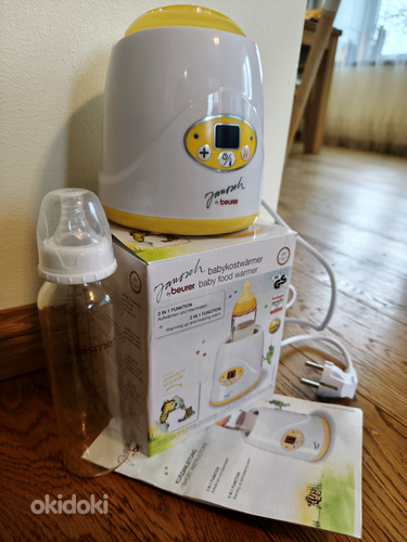 Подогреватель для бутылочек и детское питание Beuer + бутылочка KIDSME