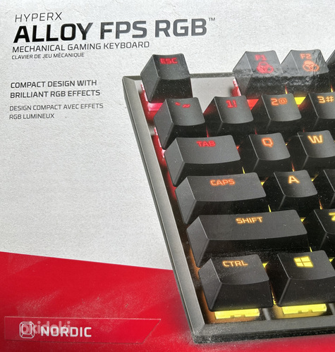 Mänguklaviatuur Hyperx Alloy FPS RGB (foto #1)