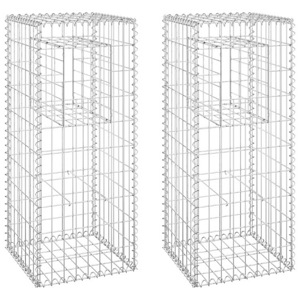 Metallist gabioonkorvid 40 x 40 x 100 cm, 2 tk (4 foto / 5)