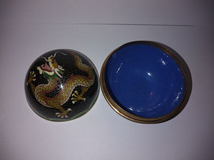 Metallist toos,draakon, Cloisonne (2 foto / 4)