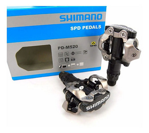 Shimano PD-M520 SPD MTB pedaalid maastikurattale (1 foto / 1)