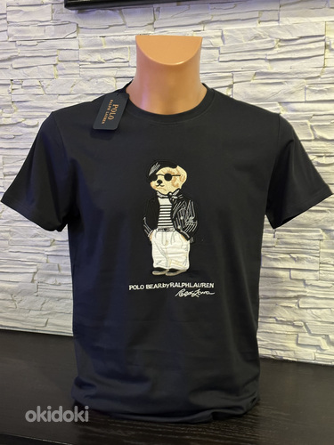 Мужские футболки-поло с медведем ralph lauren (фото #5)