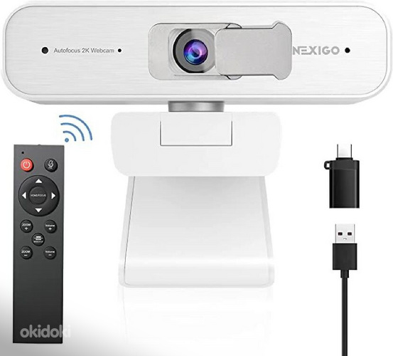 Веб-камера Nexigo N940P 2K, 1080p, 60FPS, НОВИНКА! (фото #1)