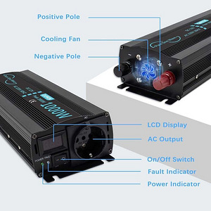 CAPTOK DC 12V kuni AC 230V 1000W pingemuundur (2 foto / 6)