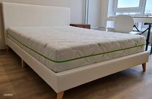 Kunstnahast ECO voodi madratsiga 140x200 väärtus üle 1000EUR (1 foto / 5)