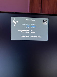 Hp monitor 1920x1080 60Hz (2 foto / 9)