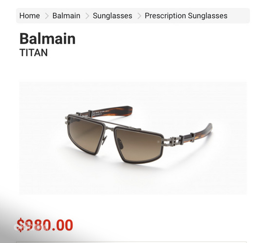 Солнцезащитные очки Balmain Titan (фото #7)