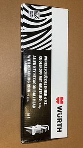 Наборы шестигранных ключей Würth (3 фото из 3)