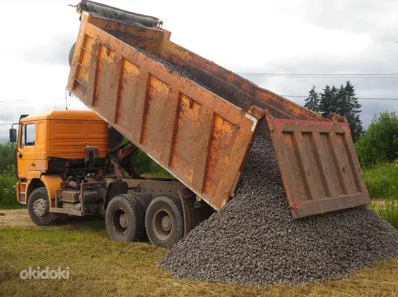 Killustik 15 t — transport ja kalluri rent