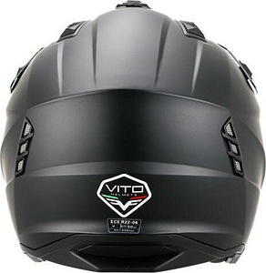 Kiiver Vito Jet Predator Mati, must (2 foto / 3)