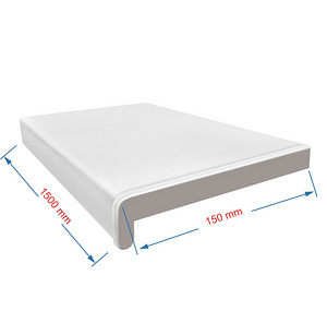 Aknalaud (PVC) 150x1500, Valge (1 foto / 2)