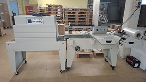 Kasutatud pakkimisseade / BS-A450 shrink tunnel and DFQA450 (2 foto / 2)