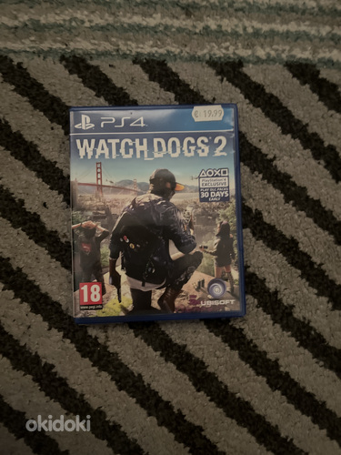 WatchDogs 2 mänguplaat PS4 konsoolile