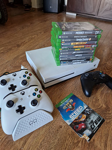 Xbox one/3 pulti+laadija+mängud (1 foto / 3)