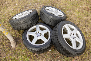 Оригинальные 4 диска Mersedes AMG 19 с датчиками давления (2 фото из 8)