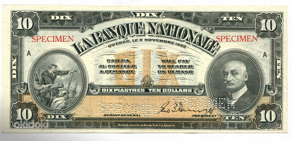 Canada 5 dollars 1922 unc