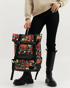 Seljakott Milinal "Roll", print folk dark (3 foto / 9)
