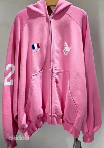 Balenc pink zip polo paris