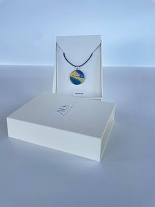 Käsitsi valmistatud medaljon, teostatud fluid art tehnikas. (7 foto / 7)
