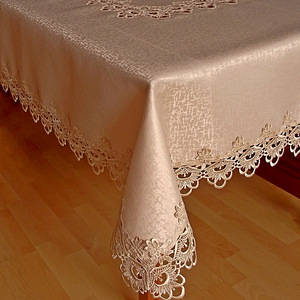 RISTKÜLIKUKUJULINE LAUDLINA PITSIGA 150 x 220 sm (1 foto / 6)