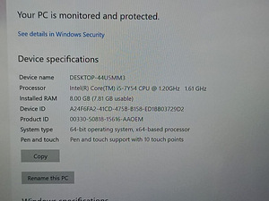 ПЛАНШЕТ THINKPAD X1 i5-7Y54 8GB 256GB SSD (3 фото из 4)