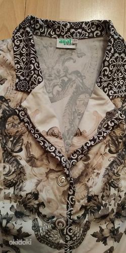 Блузка с лацканами; размер 44 / XL (фото #3)