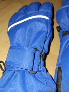 Laste talvekindad, uued, sinised (4 foto / 5)