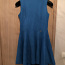 Новое ярко-голубое платье, размер 42-44 (фото #1)