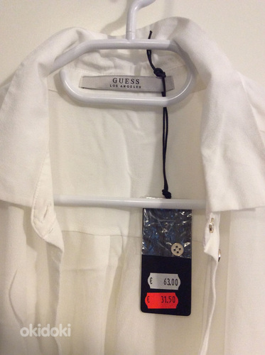 Guess новая белая блузка р.M (фото #5)