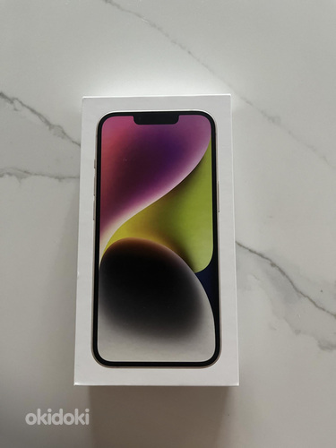 Uus iPhone 14, starlight, 256GB