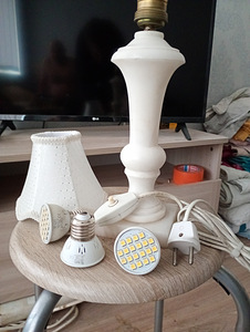 Laua lamp VANAAEGNE vasest korpusega käsitöö. (3 foto / 8)