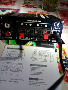 Heli võimendus HI FI stereo 2×20w uus pakendis (2 foto / 10)