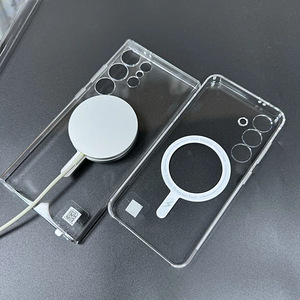 Magnetic Clear Phone Case For Samsung(S 24, S 24 Plus, S 24 (1 foto / 2)