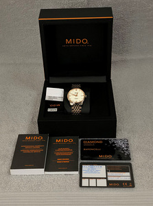 MIDO BARONCELLI SILICON LADY 18K GOLD, DIAMONDS - UUS! (2 foto / 4)