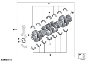 N57 Коленвал BMW OEM