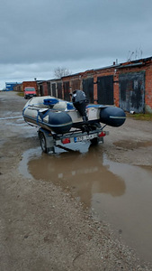 Paadikomplekt Honda Honwave T40 + Tohatsu 9.8 + Respo haagis (3 foto / 7)