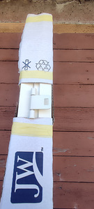 Ukselengi kompl.sirge valge 93mm 8x21 swedoor (3 foto / 3)