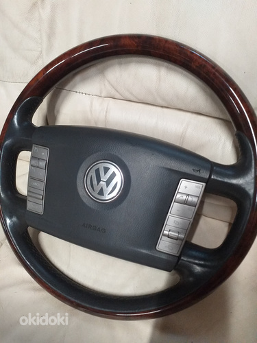 Деревянный руль Vw Volkswagen Touareg Phaeton