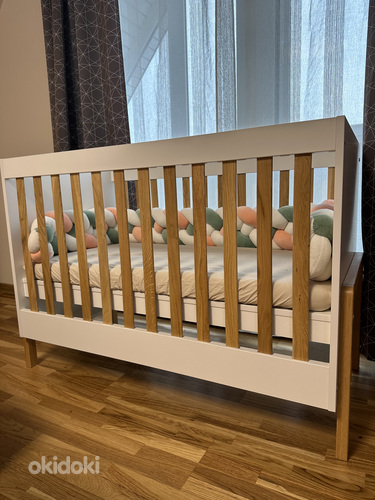 Детская кроватка “Victor” 120×60 + матрас (Dayton) (фото #4)
