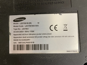 Töökorras LED telekas Samsung LE37S81B (3 foto / 3)