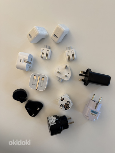 Komplekt originaalseid adaptereid ja üleminekuid