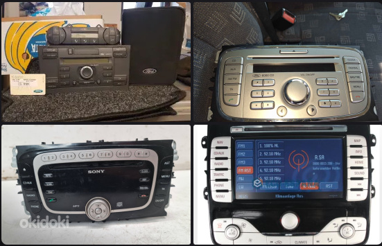 Ford Focus/Mondeo/Cmax/Smax Radio makk CD