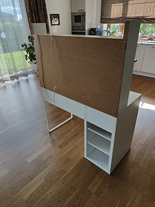 Laud, arvutilaud valge MICKE IKEA (4 foto / 4)