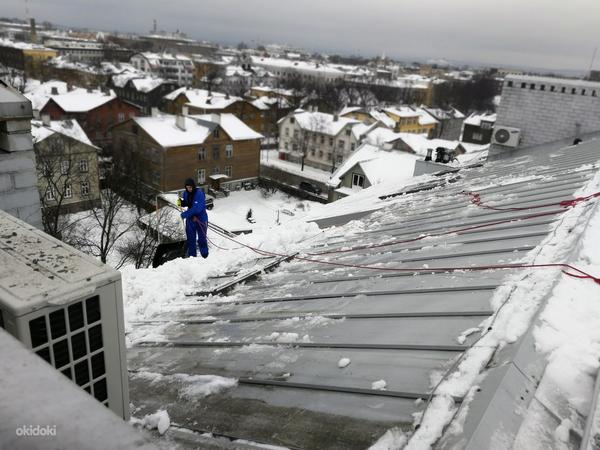 Уборка снега и сосулек с крыш (фото #1)