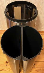 Мусорное ведро Brabantia Touch 2x 20л (6 фото из 7)